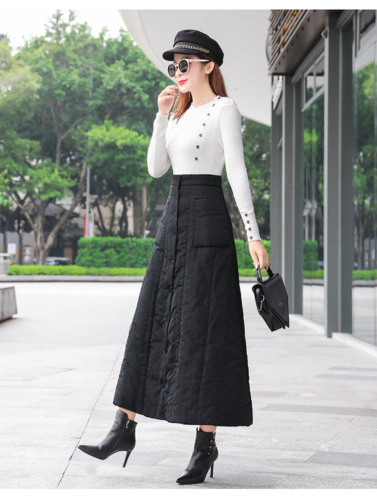 Falda Midi Acolchada - Image 6