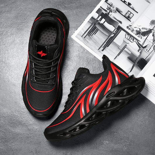 Zapatillas Deportivas para Hombre Malla Transpirable Rojo Coco - Image 8