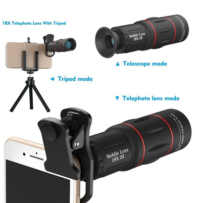 Lente Teleobjetivo 18x para Smartphone con Enfoque Inteligente - Image 7