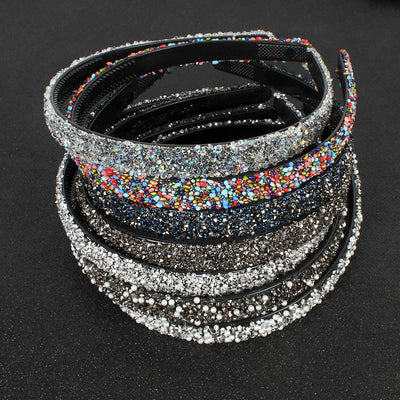 Diadema Semicircular Retro con Diamantes de Colores - Image 12