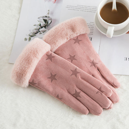 Guantes de Invierno en Gamuza con Lana Térmica para Mujer - Image 12