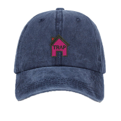 Gorra de Béisbol de Algodón Lavado con Bordado Trap House - Image 5