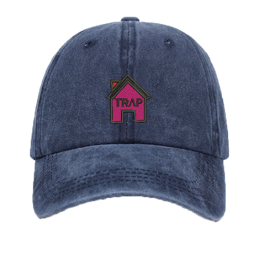 Gorra de Béisbol de Algodón Lavado con Bordado Trap House - Image 5
