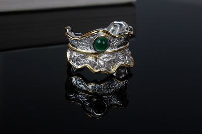 Anillo de Gema Hoja Exuberante - Image 18