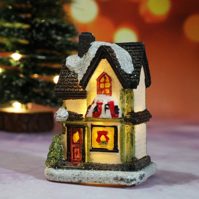Casa Navideña en Resina - Micro Paisaje Decorativo - Image 10