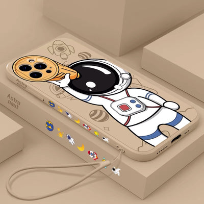 Funda Silicona Astronauta Cartoon con Planeta - Compatible Universal - Image 6