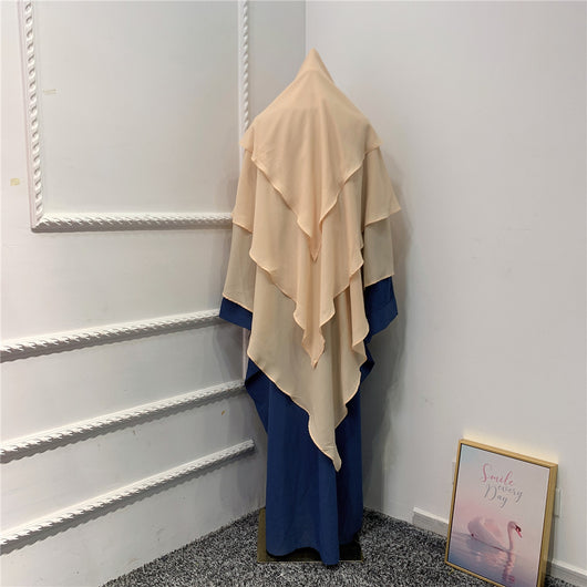 Pañuelo Dubai Elegante de Tres Capas - Accesorio Versátil para Viajes - Image 13