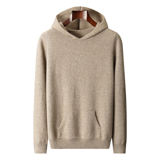 Sudadera con Capucha de Cachemira Tejida para Hombre - Image 5