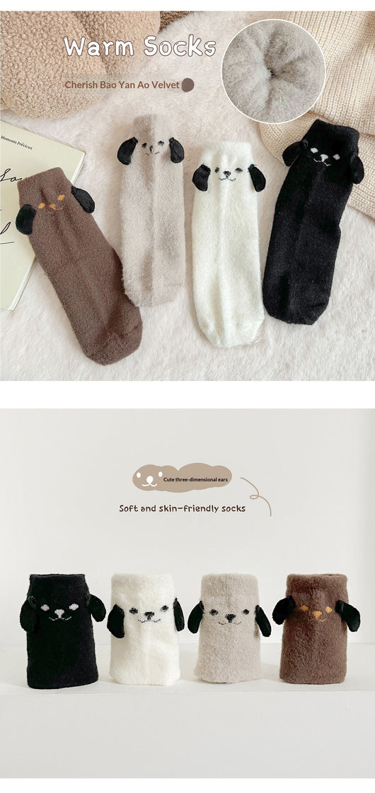 Calcetines Invierno Niños y Niñas Forro Polar Australiano Gruesos - Image 16