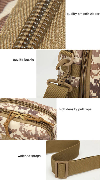 Mochila Táctica Crossbody para Camping, Senderismo y Trekking - Image 11