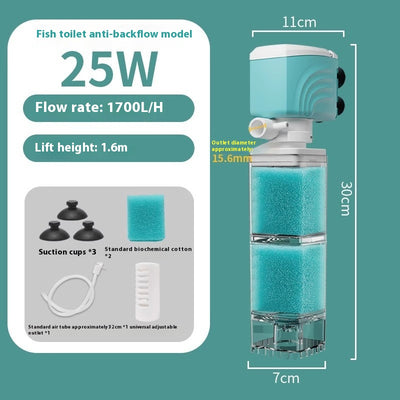 Filtro Interno Aireador Anti-Reflujo para Acuarios - Image 12
