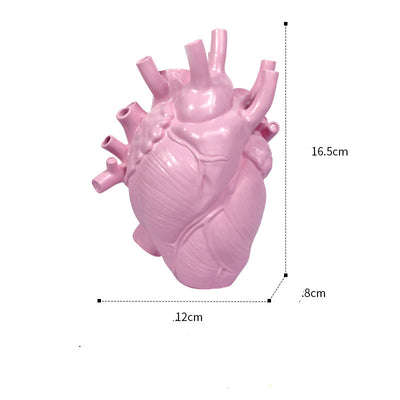 Florero Decorativo en Forma de Corazón, Estilo Nórdico, Escultura de Cerámica para el Hogar - Image 9