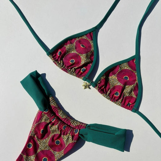 Bikini Microfiber Ajustable de 2 Piezas para Mujer