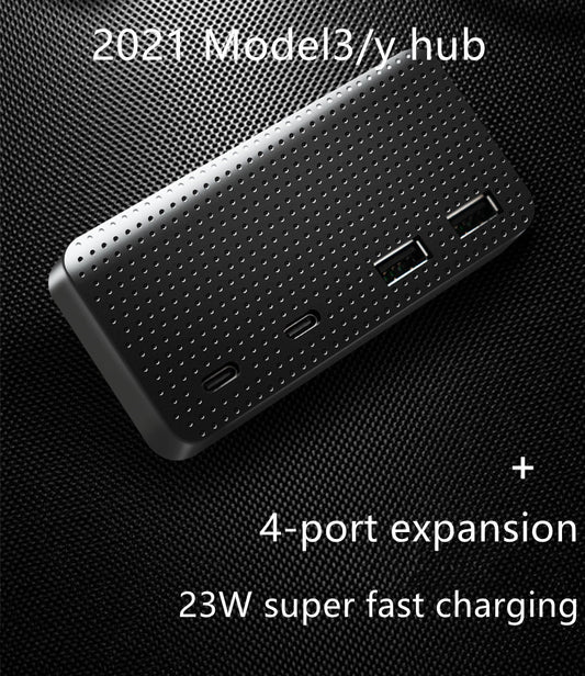 Hub USB Expandible con Compartimento Secreto de Almacenamiento