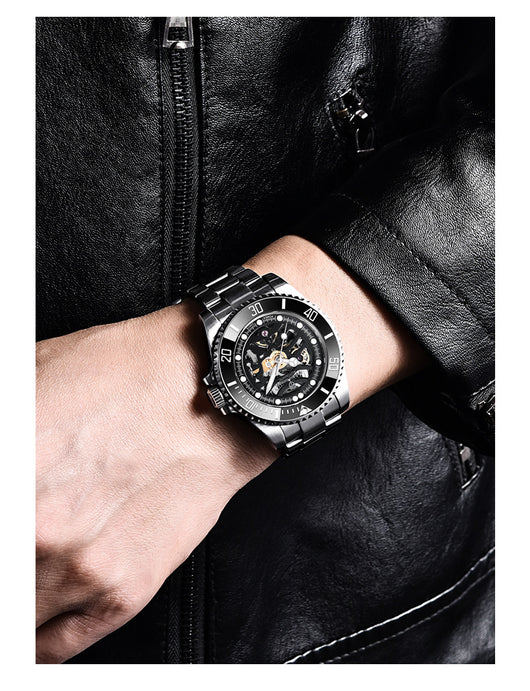 Reloj Mecánico PAGANI con Correa de Acero Inoxidable - Image 2