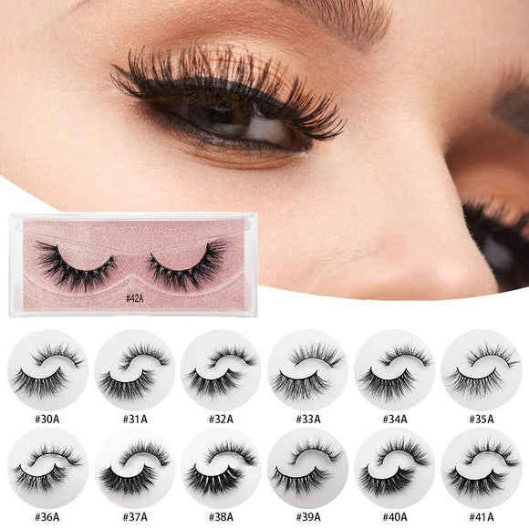 Pestañas 3D Voluminosas Efecto Salón de Belleza