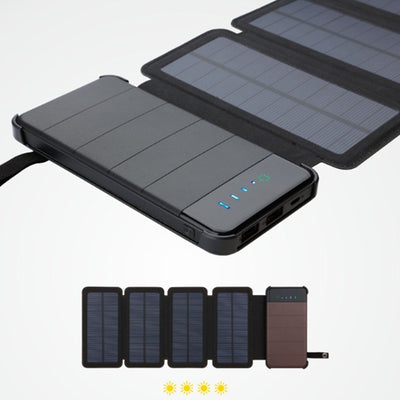 Cargador Solar Portátil Plegable Multi-Panel de Alta Capacidad