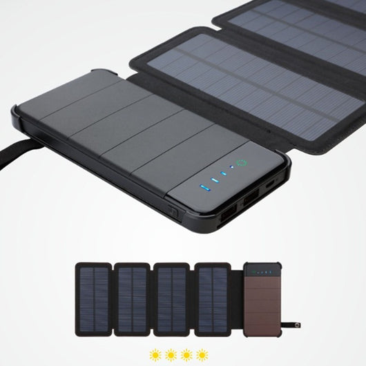 Cargador Solar Portátil Plegable Multi-Panel de Alta Capacidad
