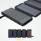 Cargador Solar Portátil Plegable Multi-Panel de Alta Capacidad