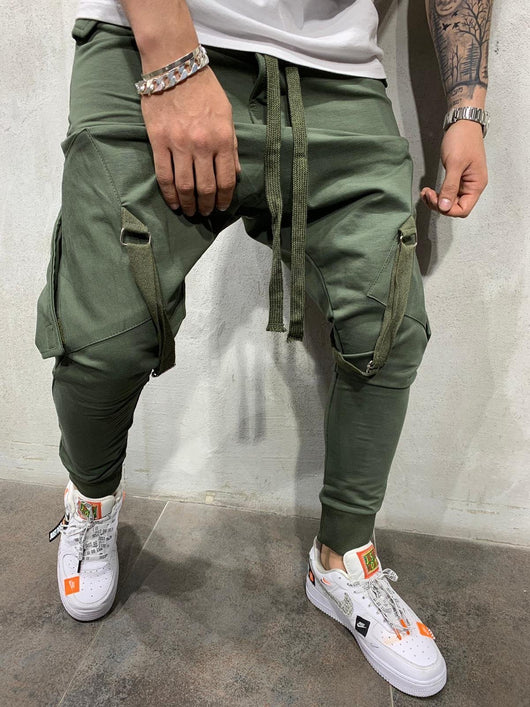 Pantalones de chándal para hombre con cordón ajustable - Image 4