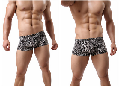 Bóxers Estampado Leopardo Cintura Baja Talla Grande para Hombre - Image 7