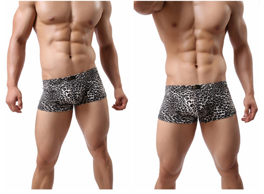 Bóxers Estampado Leopardo Cintura Baja Talla Grande para Hombre - Image 7
