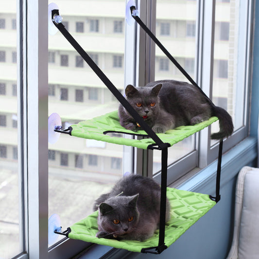 Hamaca de Ventana para Gatos Asiento de Descanso y Cama para Gatos de Interior
