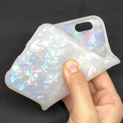Funda Protectora Compatible con Apple - Diseño Floral Hielo Multicolor - Image 5