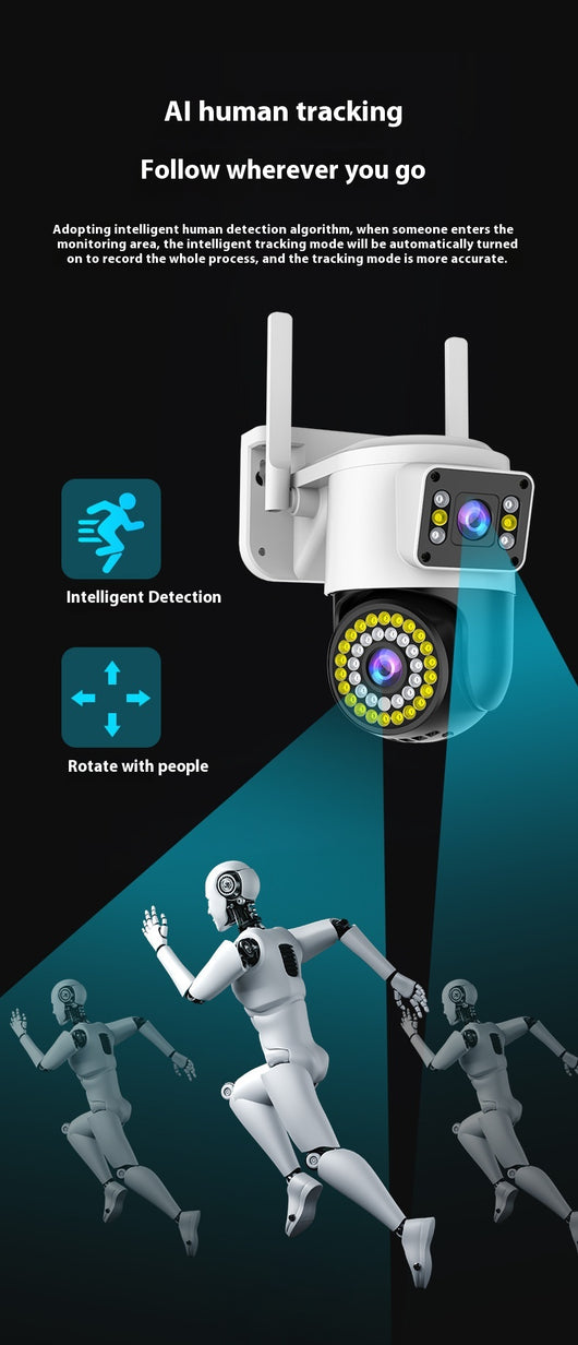 Binoculares de Vigilancia WiFi con Visión Nocturna y Pantalla Dual - Image 9