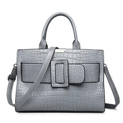 Bolso Bandolera Efecto Cocodrilo con Gran Capacidad - Image 10