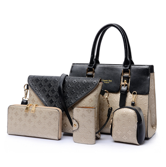 Conjunto de Bolsos de Cuero Lujo Negro - Image 8