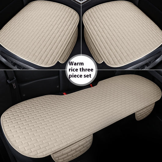 Juego de 3 Cojines de Lino para Asiento de Auto - Image 20