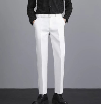 Pantalones Casuales Coreanos Rectos Antirruga de Corte Moderno - Image 22
