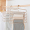 Perchero Organizador Multicapas de Acero Inoxidable para Pantalones y Ropa