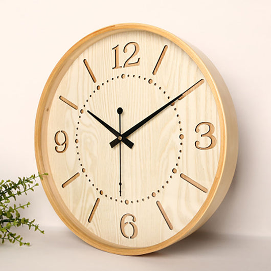 Reloj de Pared Minimalista en Madera Maciza - Image 8