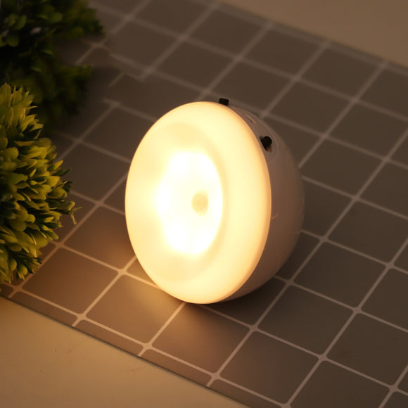 Lámpara Nocturna LED Recargable con Sensor de Movimiento