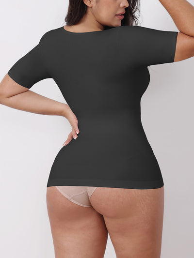 Corset Reductor con Manga Corta - Ajuste Abdominal para Mujer - Image 25