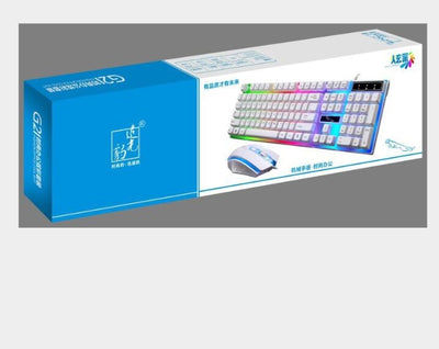 Set Teclado y Ratón Mecánico Gaming con Iluminación LED Suspendida - Image 7