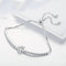 Pulsera de Plata Esterlina con Trébol de Cuatro Hojas