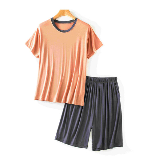 Traje Casual de Verano Modal para Hombre - Cuello Redondo Manga Corta - Image 9
