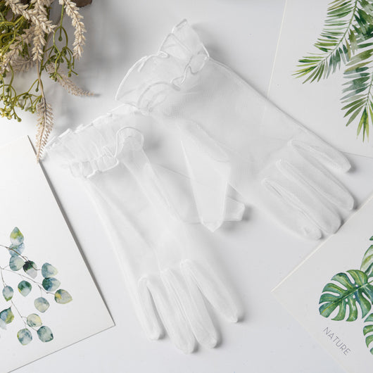 Guantes de Volantes para Vestido de Novia y Eventos - Image 10