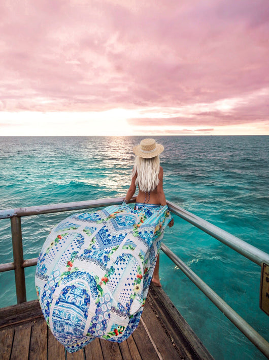 Cardigan de Playa Suelto en Gasa - Protector Solar para Traje de Baño - Image 5