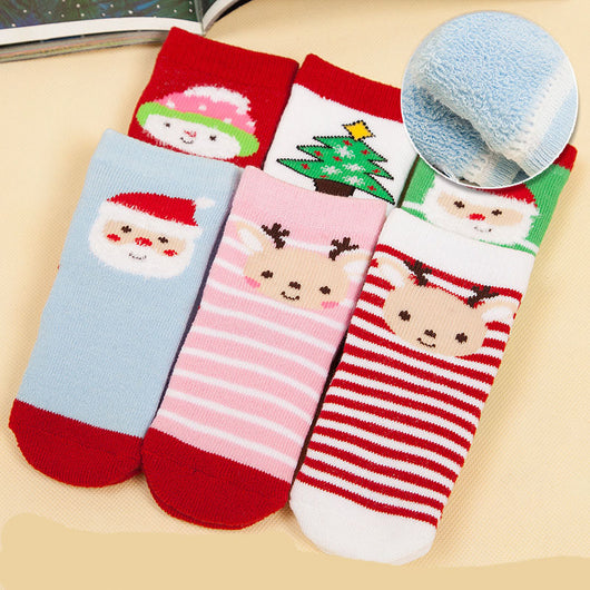 Calcetines Navideños a Rayas para Niños - Image 6
