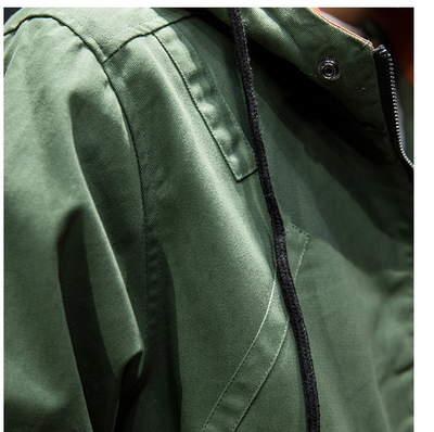 Chaqueta con Capucha de Bloques de Color - Image 6