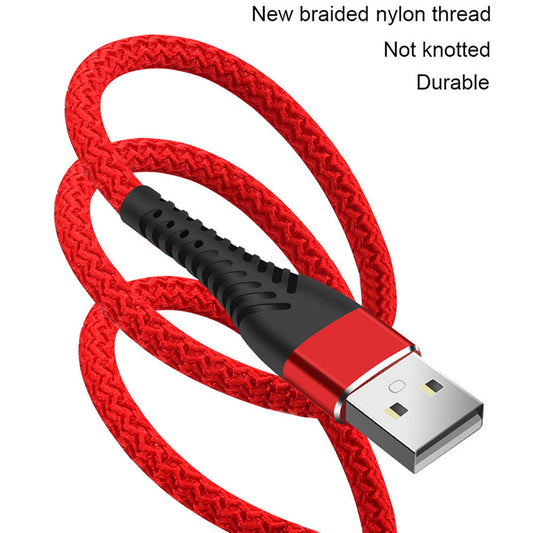 Cable de Datos Trenzado con Conector de Pasador Largo