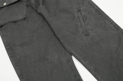 Pantalones Denim Holgados Tácticos para Hombre - Image 17