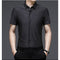 Camisa de Seda Woodpecker Manga Corta para Hombre Adulto