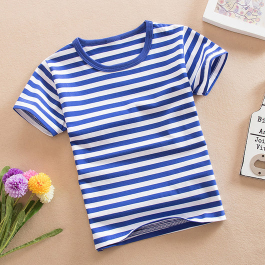 Camiseta Infantil de Algodón con Rayas - Image 5