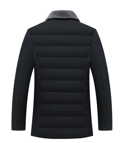 Chamarra Acolchada de Invierno para Hombre con Forro de Felpa - Image 6