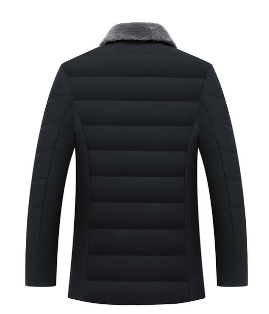 Chamarra Acolchada de Invierno para Hombre con Forro de Felpa - Image 6